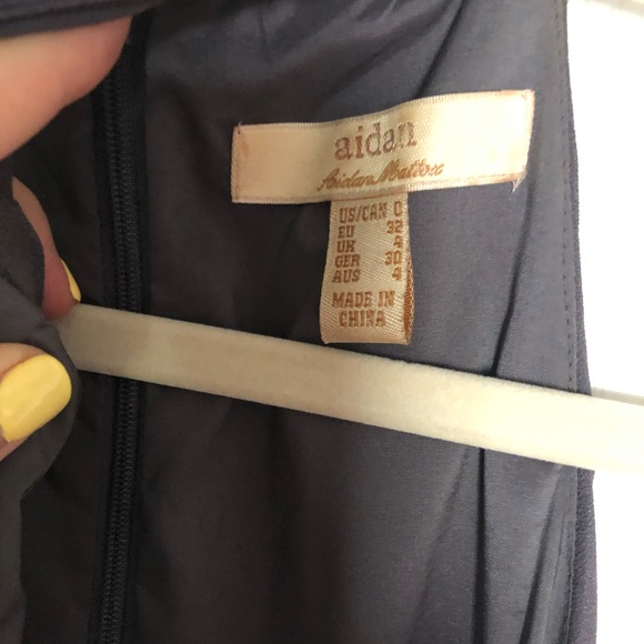 Aidan mattox Size 0 evening dress-blue/purple - Picture 4 of 7